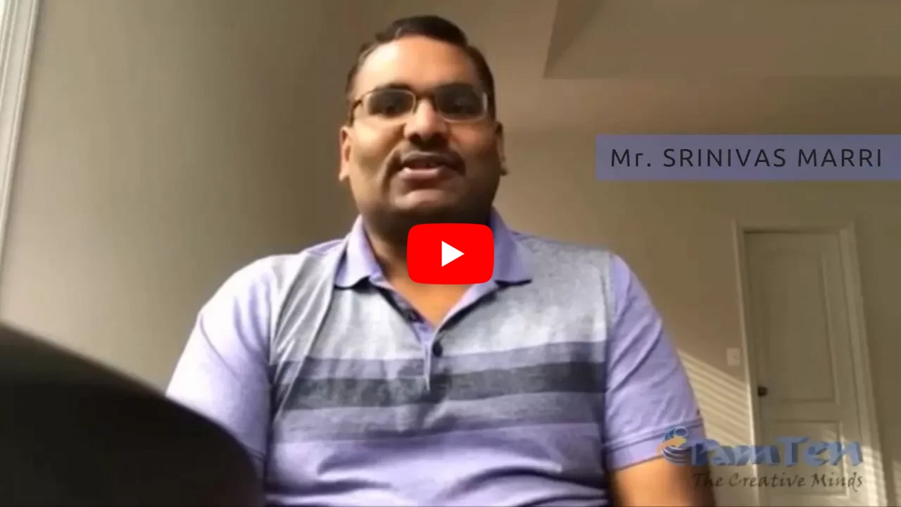 Employee Testimonial video about PamTen by Srinivas Marri