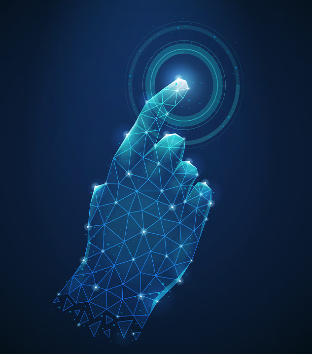 Woman experiencing virtual reality — SMAC Apps innovation and tech-driven culture